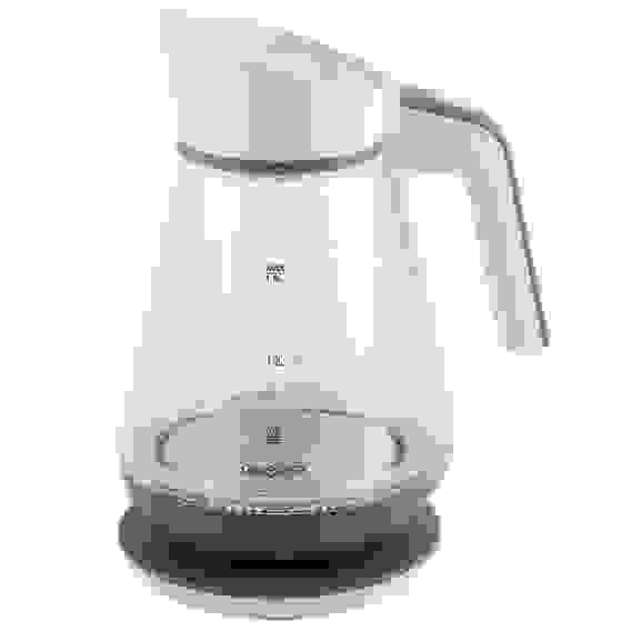 Чайник ENERGY E-297 (1,5 л) стекло, пластик цвет бело-серый