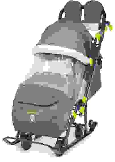 Коляска комбинированная &quot;Ника детям 7-3 (НД7-3/4 джинс серо-коричневый)