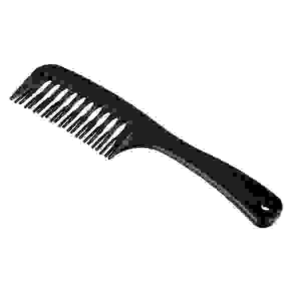 Расческа-гребень, пластик, 21x5см, черный, РР-1102 ЮниLook