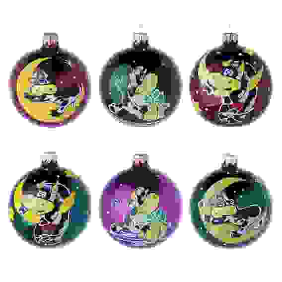 Sale! Шар ручной работы "Символ Года 2021", 85 мм, стекло, 4 дизайна СНОУ БУМ