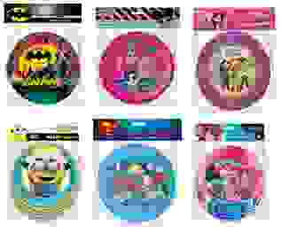 Набор тарелок бумажных 6шт, 18см, 6 дизайнов, лицензия