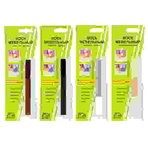 Набор восковых мелков 3шт, 12х1х1см, 4 цвета