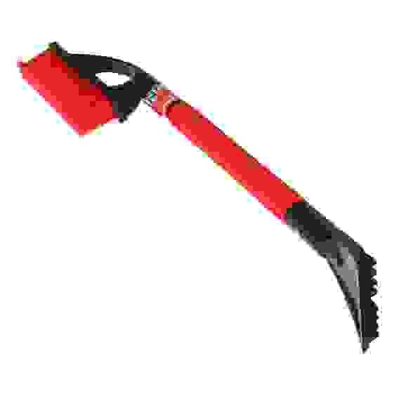 Щетка для уборки снега с распушенной щетиной+скребок, 64см x 10,7 NEW GALAXY