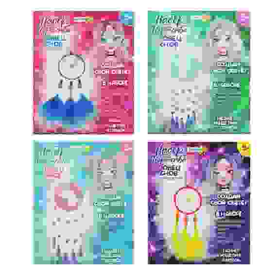 Набор для творчества Ловец снов, металл, пласт., полиэстер, 13х16см, 3-6 дизайнов ХОББИХИТ