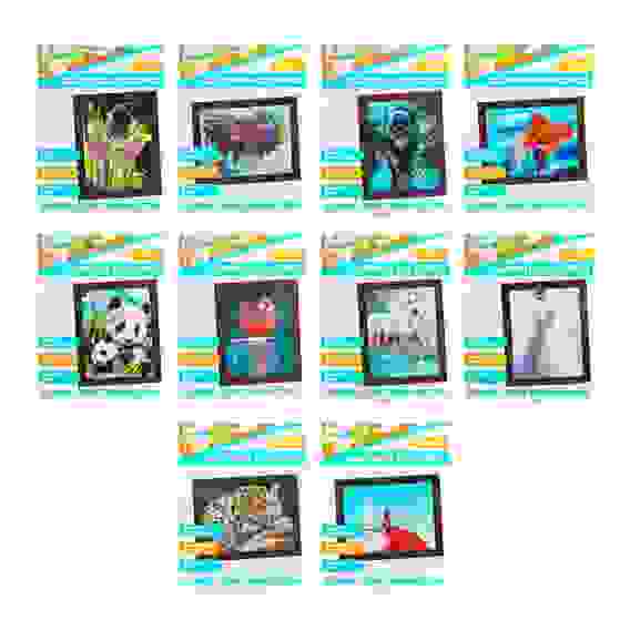 Картина из страз, комплект: твердая основа, стразы, стилус, 30х40см, 10 дизайнов ХОББИХИТ