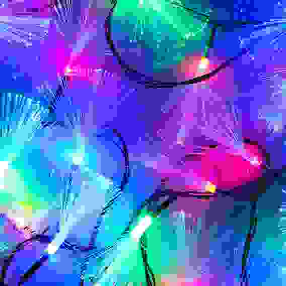 Гирлянда электр, 5м, 24LED, с нас. "Кисточка", мультицвет, 8 режимов, чп, 220В СНОУ БУМ