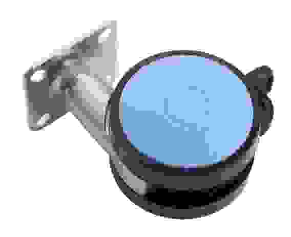 Опора колесная N107 с мягким ходом, черный/синий(красный) Boyard