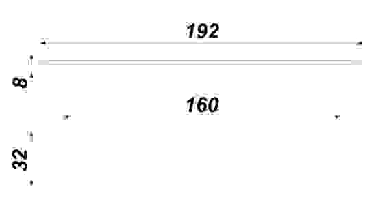 Ручка RS321/160 BN черный никель <25> Boyard