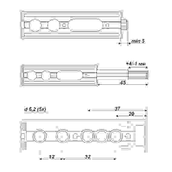 Толкатель с магнитом, нержавеющая сталь Boyard