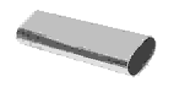 Штанга овальная, 15*30*3000мм, хром Boyard