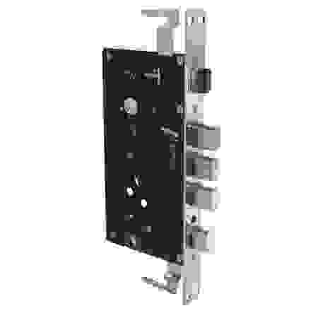 Замок врезной для кит.дв. овал.ригель прав