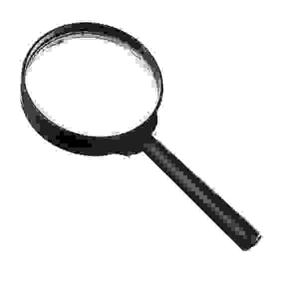 Лупа увеличительная d9см, пластик, 3-х кратное увеличение