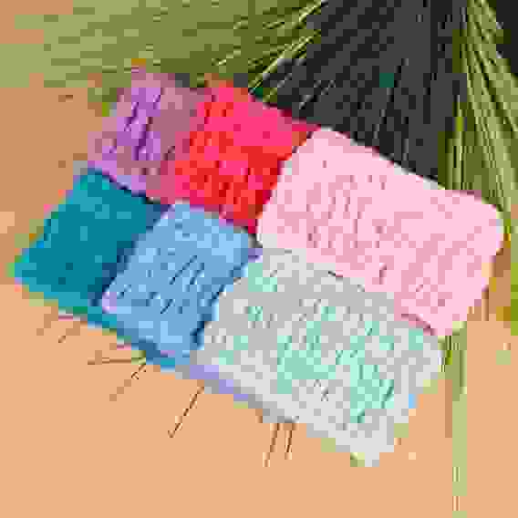 Повязка на голову для косметических процедур, п/обхват 18см, ширина 10см, полиэстер, 6 цветов ЮL