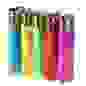 Зажигалка пьезо, 2x8x1cм, 5 цветов, CL-01, Р-02, арт.17704