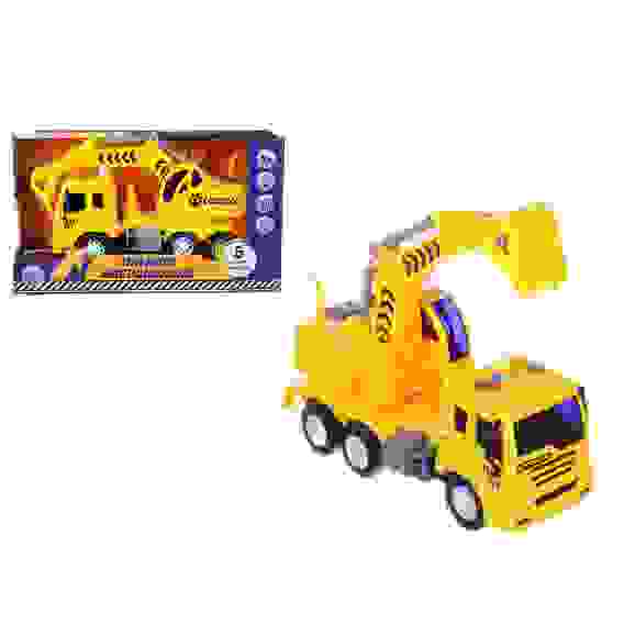 Машина инерционная, свет, звук, 3хAG13, пластик, 25х9-17х10-12,5 см, 5 дизайнов ИГРОЛЕНД