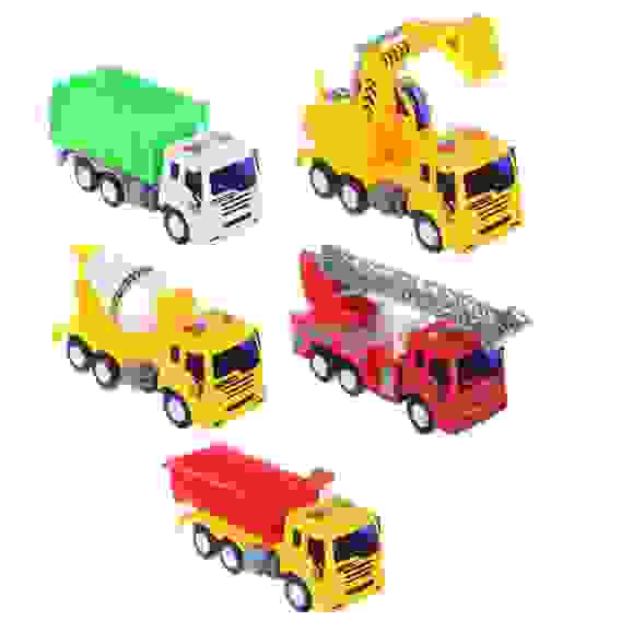 Машина инерционная, свет, звук, 3хAG13, пластик, 25х9-17х10-12,5 см, 5 дизайнов ИГРОЛЕНД