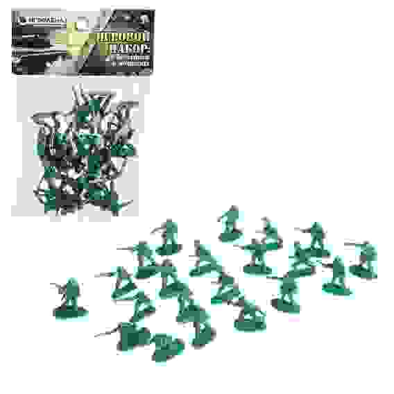 Набор солдатиков 20шт., пластик, 14х22х2см ИГРОЛЕНД
