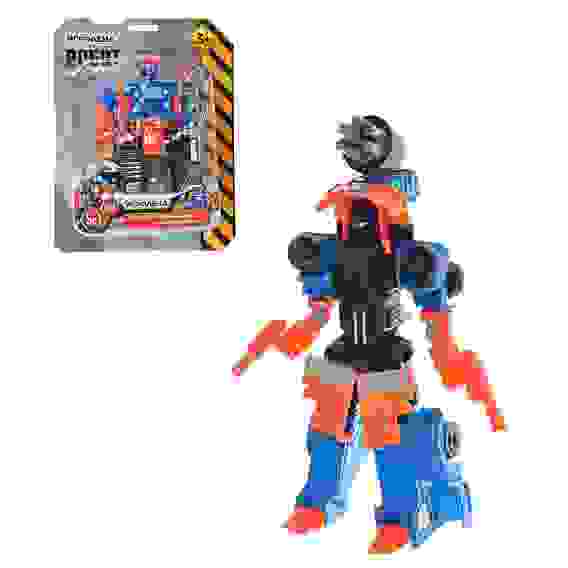Робот трансформирующийся в стр. технику, пластик, 17х22х5,5-7см, 5 дизайнов ИГРОЛЕНД