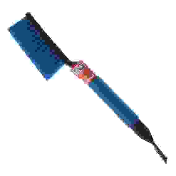 Щетка для уборки снега с распушенной щетиной+скребок, 44см NEW GALAXY