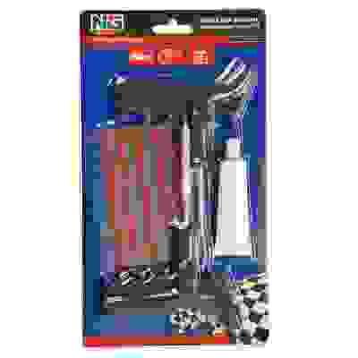 Набор для ремонта бескамерных шин №3: клей, 5 жгутов, Y-инструмент NEW GALAXY