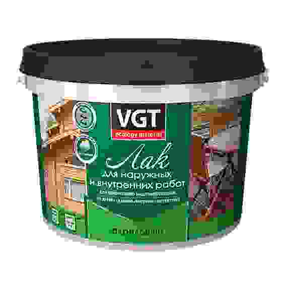 Лак акрил вн/нар раб 0,9кг (бесцветный) мат ВГТ