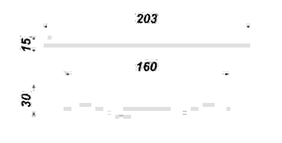 Скоба RS295/160 CHMP шампанское Boyard