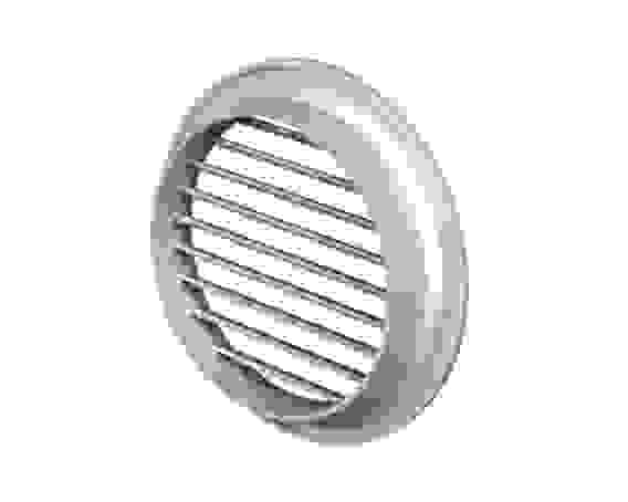 Решетка МВ 100бВ белая круглая