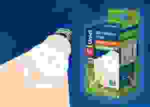 Лампа св/д для растений Uniel A60 E27 10W прозр/алюминий! LED-A60-10W/SPFR/E27/CL PLP01WH