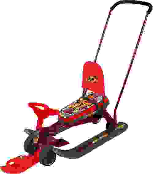 Снегокат "Тимка спорт 6" (ТС6/ГК2 граффити красный (красный каркас))