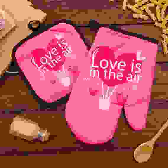 Кух. набор 2 пр. Этель Love Life "Love", прих. 17*17 см, рукав. 26*16 см,100% п/э 4485845