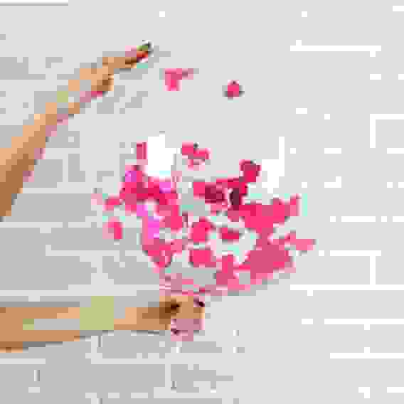 Шар полимерный 20&quot; &quot;Сфера&quot;, большие сердца, фольга, цвет розовый, 1 шт 3532916