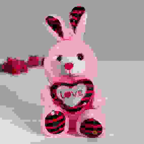 Мягкая игрушка &quot;Зайчик с сердцем&quot; цвет розовый 4471237