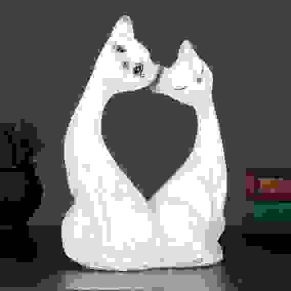 Копилка &quot;Две кошки большие&quot; 30х21см белые 4483323