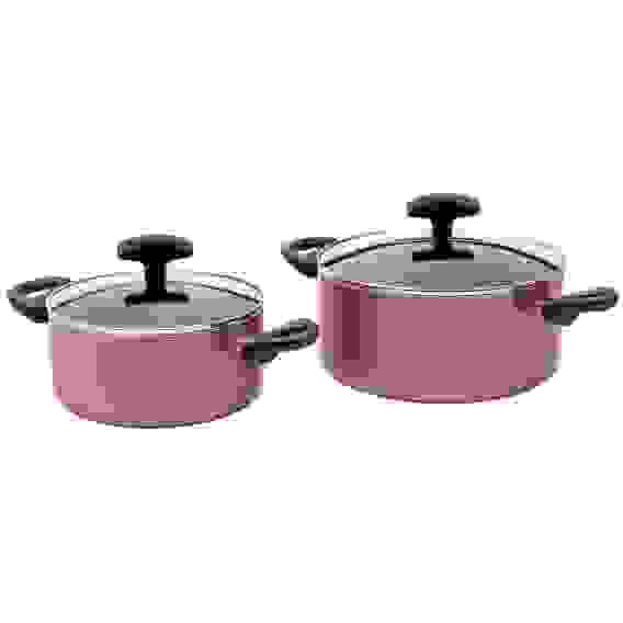 АКЦИЯ! Набор посуды 4пр Galaxy GL 9512 кастрюля с крышкой 4,8л и 2,8л