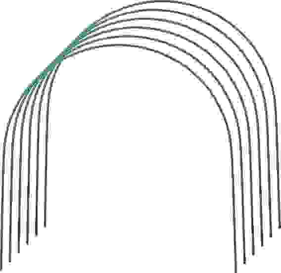 Дуги парник ПВХ 1,2*1м 3м ст. труба (6шт)