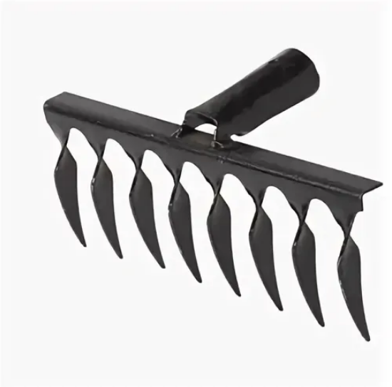 Грабли 8-зубые витые нержав. б/ч