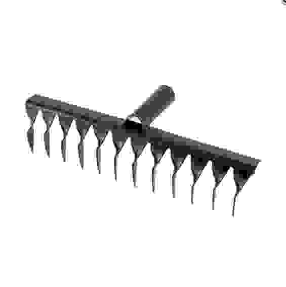 Грабли 12-зубые витые эмаль б/ч