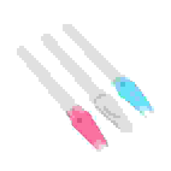 Пилка для ногтей с крышкой, керамика, пластик, 13,5см, 3 цвета ЮниLook