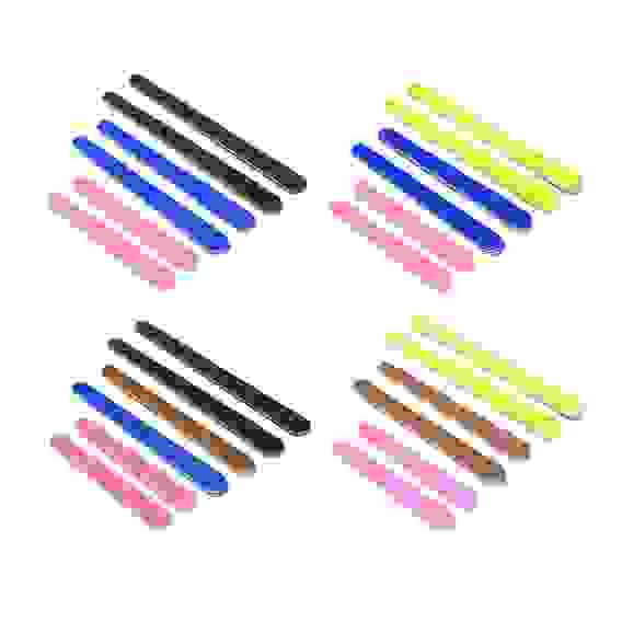 Набор пилок наждачных 2-х сторонних 18 шт, 180/180 грит, щепа, 8,8/11,4/13,2см ЮниLook