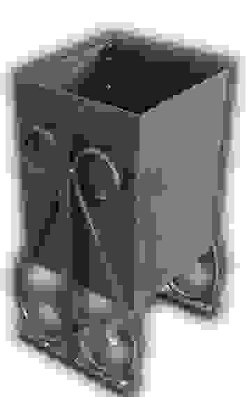 Урна металлическая поворотная с вензелями №2 24л