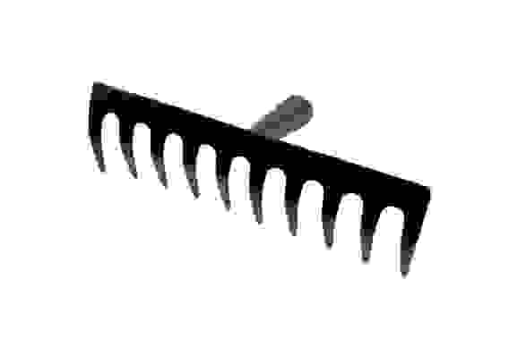 Грабли 10-зубые прямые эмаль 3мм б/ч