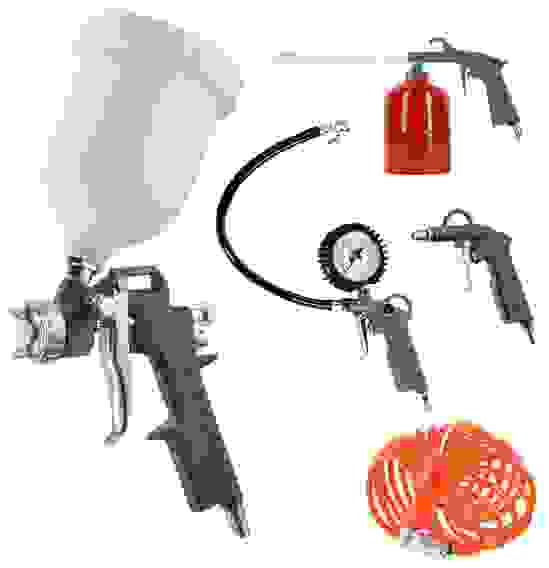 Набор окрасочного инструмента 5 предметов PATRIOT KIT 5A, быстросъем.