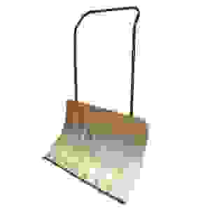 Движок для снега (скрепер) 750х428х0,8, оцинков.формов (ДОФ) аналог (6 ребер жесткости) с планкой