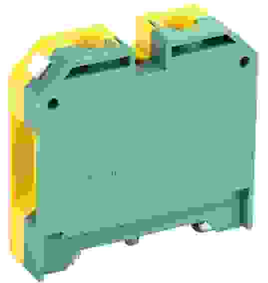 Клемма ЗНИ-35 мм.кв. ЗЕМЛЯ желто-зеленая
