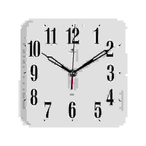 Часы настенные квадрат 19х19см, корпус белый &quot;Классика&quot; &quot;Рубин&quot;