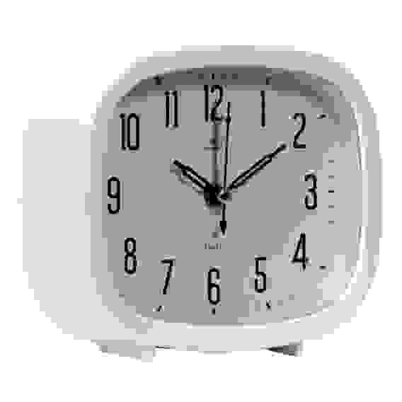 Будильник кварц, корпус белый \"Классика\" \"Рубин\"