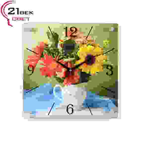 Часы настенные &quot;Герберы в кувшине&quot;