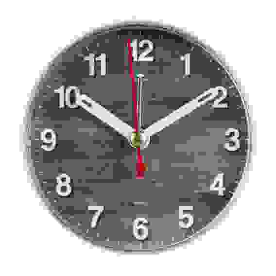 Будильник кварц, корпус белый \"Эко\" \"Рубин\"