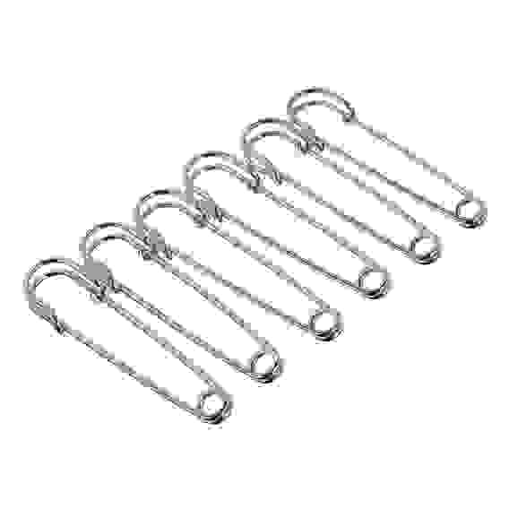 Набор английских булавок 6шт, металл, 70мм