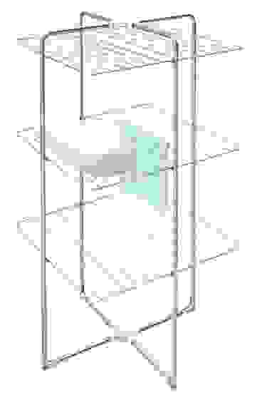 Сушилка напольная вертикальная (СБВ1/С серый)